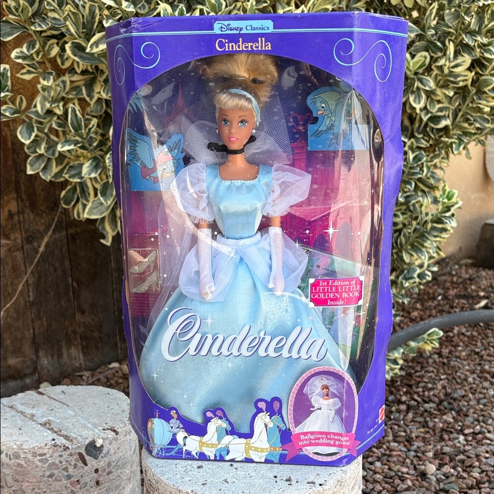 Disney Cinderella Doll in Elegant Blue Dress